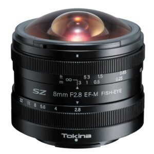 Tokina SZ 8mm F2.8 EF-M Fish-Eye Lens