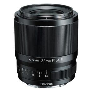 Tokina atx-m 33mm F1.4 E Plus Lens